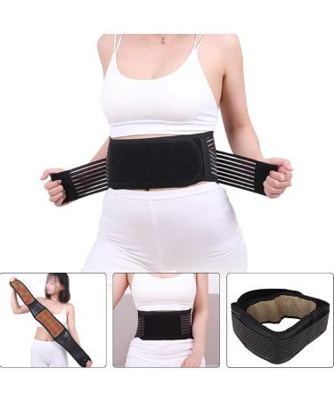 Trintion Back Bandage with Support Struts Adjustable Breathable Nylon for Posture Correction & Back Stabilization (Waist 70-90cm) - Buy Online on GoSupps.com