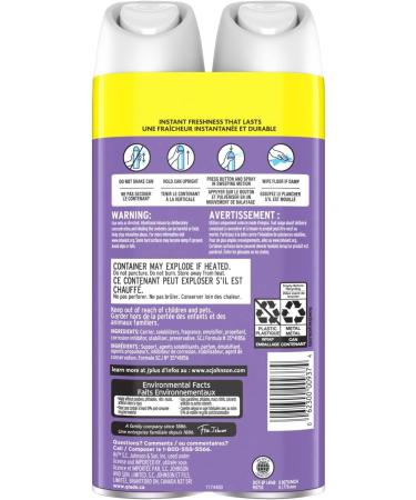 Glade Air Freshener Room Spray Tranquil Lavender & Aloe Fragrance Infused with Essential Oils with 100% Natural Propellant 2 Pack 2 x 235g Tranquil Lavender & Aloe 117.5 g (Pack of 2) - Buy Online on GoSupps.com