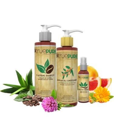 Argan Oil Conditioner - Natural Hair Loss Prevention Sulfate & Paraben-Free 8oz | ArganPure Complex for Healthy Hair Growth - Buy Online on GoSupps.com