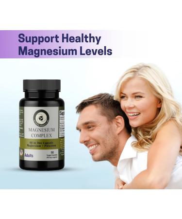 Magnesium Complex 460mg Citrate + Potassium Citrate 90 Capsules - 90 Days Supply - Buy Online on GoSupps.com