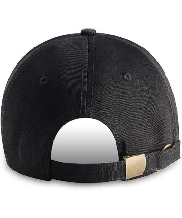 Ruyosn Adjustable Baseball Cap - Unisex Cotton Sun Protection Hat for Sports & Hiking - Breathable Black Cap - Buy Online on GoSupps.com