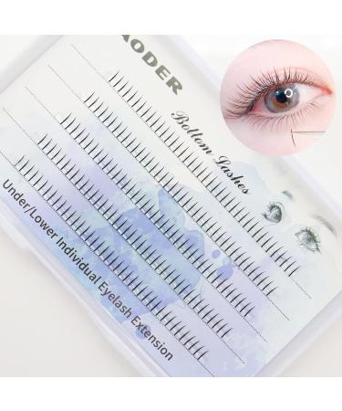 DAODER 6mm Bottom Lashes Extension Kit with Glue & Applicator - 200pcs (Fairy Bottom Lashes) - Buy Online on GoSupps.com