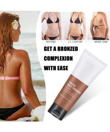 EHIOG Tanning Accelerator Cream Brown Tanning Gel Achieve A Natural Tanning for Sunbed & Outdoor Sun Effective in Sun-Beds & Outdoor Sun- 60ml - Buy Online on GoSupps.com
