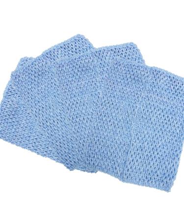 Time to Sparkle 4pcs Crochet Tube Top Crochet Tutu Infant Dress Baby Girls Skirt Pettiskirt 10"x12" Baby Blue 25x30cm Baby Blue - Buy Online on GoSupps.com