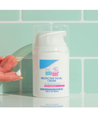 SEBAMED Baby Protective Facial Cream Ultra Mild Gentle Hydrating Face Moisturizer for Delicate Skin (50mL) Pack of 2 2 Pack - Buy Online on GoSupps.com
