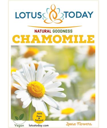 Chamomile Tea for relaxation whole Loose Flowers premium quality Herbal tea 30 grams - Buy Online on GoSupps.com