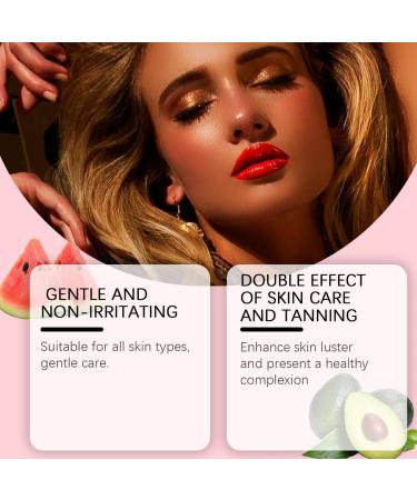 S rum autobronzant pour le visage - 60 ml - S rum bronzant sans soleil - S rum bronzant Sunless - Essence autobronzante - Avec ginseng et huile d'avocat - Hydratant - Buy Online on GoSupps.com