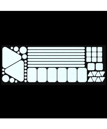 LiteMark Reflective Sticker Decals Pack - 51 Assorted 3M Decals for Bicycle Helmet, Bike, Stroller, Motorcycle, Tool, or Hard Hat - White Reflective Tape for Enhanced Visibility - Buy Online on GoSupps.com