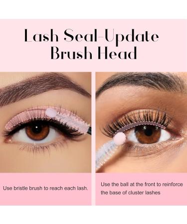 ALLOVE Lash Bond and Seal - Waterproof Eyelash Extension Glue for Strong Hold (48-72 Hours) | Perfect for DIY Cluster and Individual Lashes (10ml - Buy Online on GoSupps.com