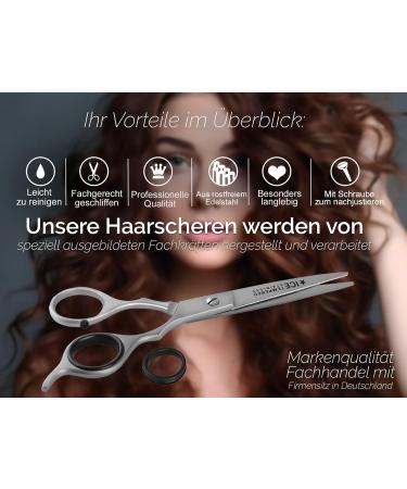 Premium Hairdressing Scissors - Solingen Micro Toothing 6 with Storage Case - Buy Internationally - Buy Online on GoSupps.com