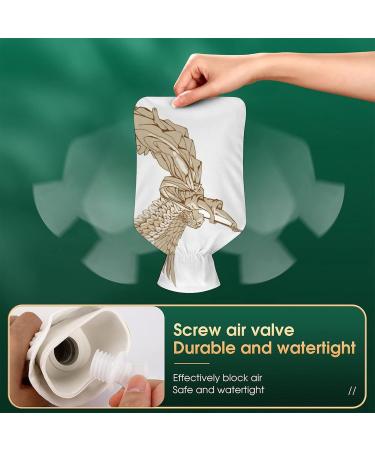 Angel Hot Water Bottle with Plush Cover - Hand Warmer for Adults & Kids | 26.5x15.3cm - International Shipping Available - Buy Online on GoSupps.com