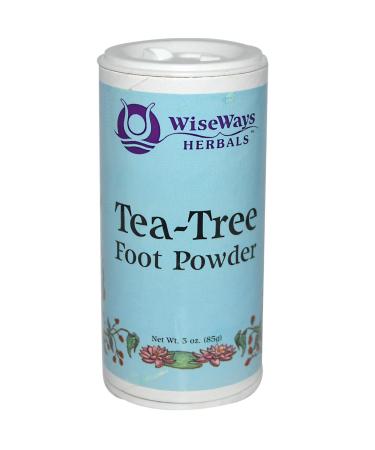 WISE WAYS HERBALS Tea Tree Foot Powder  3 OZ