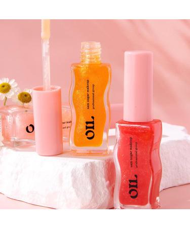 Honey 2 Pack Natural Shimmering Moisturizing Lip Gloss - Non-Sticky Hydrating Liquid Lip Care - Fruit Flavored Lip Oil for Dry Lips - Blur Lip Lines - Buy Online on GoSupps.com