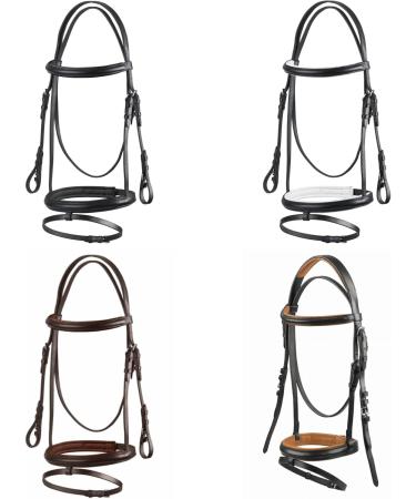Buy Start Simple Bridle with Reins - Quality English Riding Bridles for Shetland Pony Thoroughbred & Warmblood - Available in Full Black/White - Buy Online on GoSupps.com
