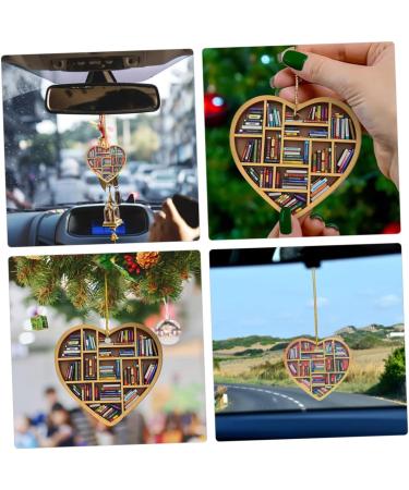 Zerodeko Decor Creative Rear View Mirror Pendant Modern Style Pendant Heart Shaped Pendant Crafts Car - Buy Online on GoSupps.com
