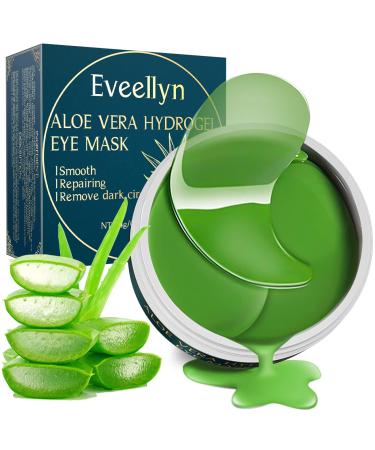 Under Eye Patches (60PCS)  Aloe Vera & Collagen Eye Masks for Dark Circles and Puffiness  Anti-Aging Eye Patches Reduce Wrinkles  Eye Bags and Fine Lines  Improve and Firm Eye Skin  Eye Care Treatment Products