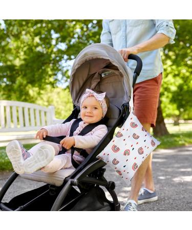 Vicloon Wet Bag - Waterproof Reusable Cloth Diaper Bag for Babies - Rainbow Design - 1PCS - Buy Online on GoSupps.com