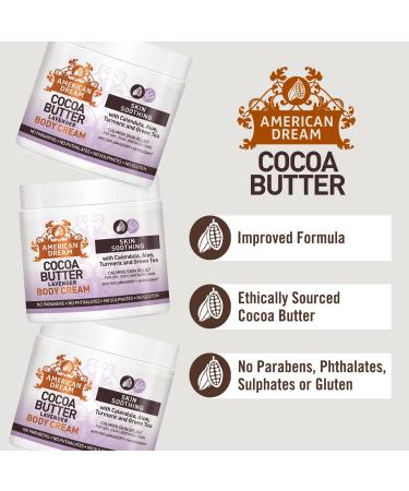 American Dream Cocoa Butter with Lavender Body Cream 16oz - Buy Online on GoSupps.com