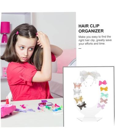 Clear Acrylic Hair Clip Display Stand Holder Teen Girl Hairpin Display Stand Jewelery Organizer Barrettes Storage Rack Hair Clip Display Stand Hair Accessory Organizer Hair Scrunchies Holder Clear - Buy Online on GoSupps.com