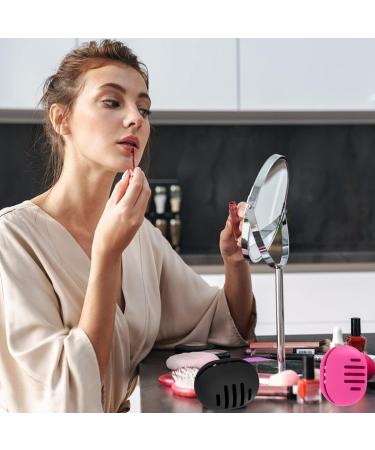 Fauxomor Makeup Sponge Holder - 2 Pieces | Breathable Silicone Beauty Blender Travel Bag | Sustainable Portable Cosmetics Tools | Fits All Makeup Sponge Sizes | Pink & Khaki 2-Pack - Buy Online on GoSupps.com