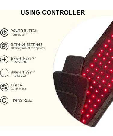 Red Light Lamp Belt Near Infrared Light with 105pcs 3 in 1 Chip Designed LEDs Portable for Home/Office/Trip with No Case - Buy Online on GoSupps.com