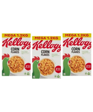 Kellogg's Classic Crispy Breakfast Cereal 3 Pack 1.2kg