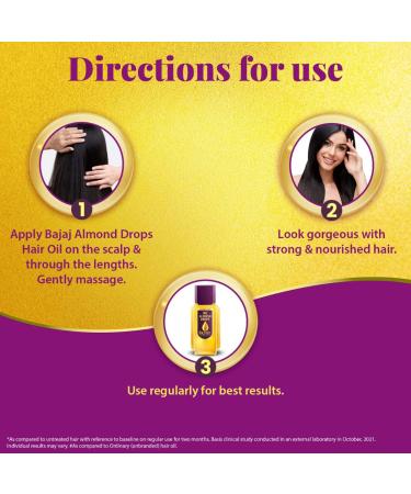 Bajaj Almond Drops Hair Oil 475 ML - Nourishing Hair Treatment - Buy Online on GoSupps.com