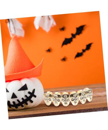 SHERCHPRY 1 Set Teeth Jewelry Hip-hop Supplies Teeth Grills Shiny Mouth Grill Cosplay Grill Teeth Metal Teeth Grill Tooth Gems Grills for Your Teeth for Kids Hip-pop Supply Cool Copper 4.5x1cm copper copper - Buy Online on GoSupps.com