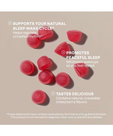 Cliganic Melatonin Gummies (10 mg 60-Day Supply) - Adult Sleep Aid Berry Flavor Vegan Non-GMO Kosher Gluten-Free Supplement Helps Regulate Circadian Rhythm & Promotes Peaceful Nights 60 Count (Pack of 1) - Buy Online on GoSupps.com