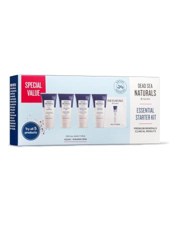 Dead Sea Naturals Starter Kit - Night Cream Cleansing Gel Mud Mask & SPF20 Moisturizer for Radiant Skin - Buy Online on GoSupps.com