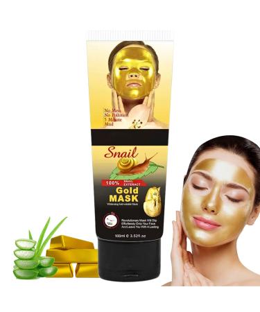 Gold Mask Peel Off Peel Off Face Masks Face Masks Skincare Peel Off with Snail Exteract Collagen Face Mask Blackhead Remover For Dirt Acne Pores Shrinking Deep Cleansing Purifying Skin