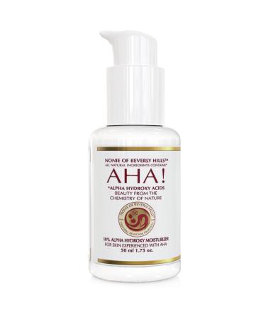 Nonie 10% Alpha Hydroxy Acid Moisturizer - Anti Wrinkle & Anti Aging Treatment - Dead Cell Exfoliater & Renewer 30% - 1.75 oz