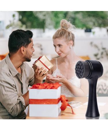 2 in 1 Facial Cleansing Brush for Deep Pore Exfoliation and Gentle Cleansing - Buy Online on GoSupps.com