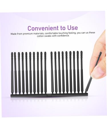 WRITWAA 200Pcs Disposable Ear Cleaning Swabs Safe Ear Wax Removal Sticks for Adults Comfortable Touch Water Based Head for Ear Wax Cleansing - Buy Online on GoSupps.com