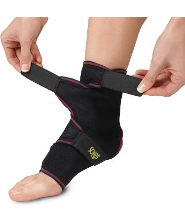 Buy Breathable Neoprene Ankle Brace - Extreme Comfort One Size Fits All Reduces Pain & Prevents Injuries - International Shipping Available - Buy Online on GoSupps.com