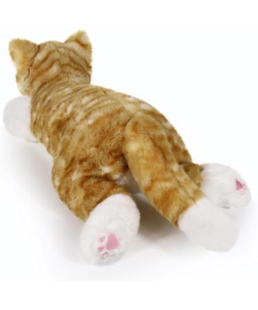 ICE KING BEAR 16 Inches Weighted Cat Soft Toy 1.2Kg Plush Large Stuffed Animal (Orange) - Buy Online on GoSupps.com