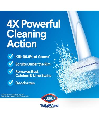 Clorox ToiletWand Disinfecting Refills - 30 Count Disposable Heads | Original Blue - Buy Online on GoSupps.com