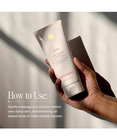 European Wax Center Slow Hair Growth Body Polish - Exfoliating Scrub for Dry Sensitive Skin | Moisturizing Brightening & Prevents Ingrown Hairs - 6.7 oz - Buy Online on GoSupps.com