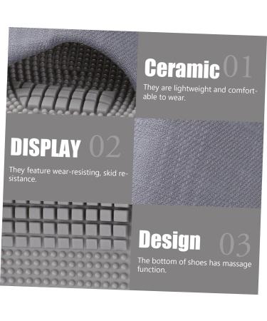 FRCOLOR 3 Pairs Massage Slippers Alias para Hombres Orthopaedic Slippers Calendar Hanger Sandals Open Slippers Foot Household Massage Shoes Bed Linen Cotton Lovers 9.5x3pcs Blue X 3 Pieces - Buy Online on GoSupps.com