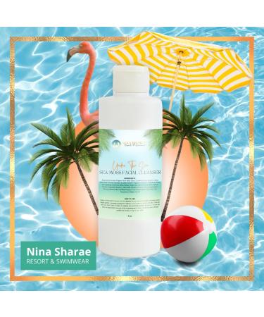 Sea Moss Soap for Facial & Body | Paraben Free | White Willow Bark | Moisturizing for Sensitive Skin | All Skin Types | Acne Eczema Psoriasis Relief | 4oz Bottle - Buy Online on GoSupps.com