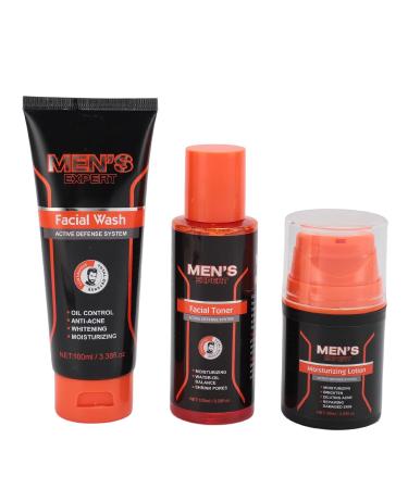 Gernie Men Skin Care 3 Piece Set | Essential Grooming Kit for Men | Premium Skin Care Solutions - Buy Online on GoSupps.com