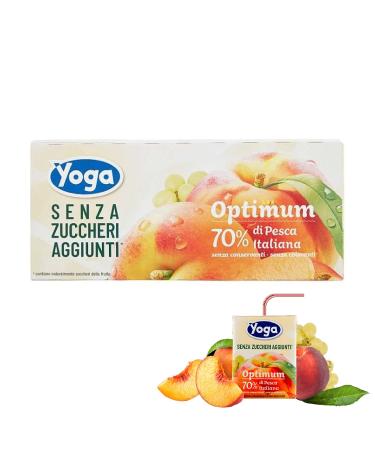 Idea 8 YOGA OPTIMUM FRUIT PACK Peach Italy without lollipops 3 X 200 ML