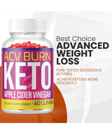 ACV Burn Keto Gummies - Powerful ACV Burn Keto Gummy Bears (1 Pack) - Buy Online on GoSupps.com