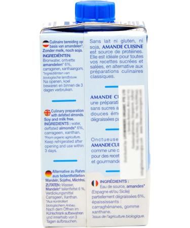 La Mandorle - Organic almond cream - 25cl - Buy Online on GoSupps.com