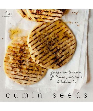 Jiva Organics Organic Cumin Seeds Whole 1lb Jar - Non-GMO, Pure, Vegan - Cumino - 1 Pound Jar - Buy Online on GoSupps.com