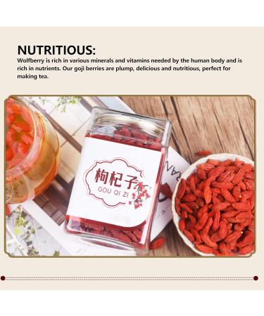 Organic Dried Goji Berries 170g Ningxia Wolfberry Canned Dried Wolfberry Tea Brewing Goji Berries Teas And Healthy Snacks For Adults - Buy Online on GoSupps.com