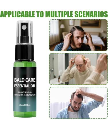  Generisch Bald Head Care for Men | 20ml Aftershave Oil | Moisturizing Scalp Care | For Men After Shave Morning Evening & On The Go - Buy Online on GoSupps.com