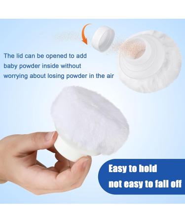 Body Powder Container Set with Fluffy Puff Kit - Baby Care Powder Box & Travel-Friendly Puff Case - Buy Online on GoSupps.com
