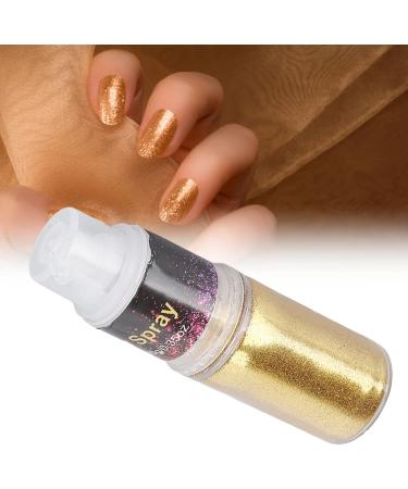 Golden Glitter Spray 10g - Versatile Glitter Powder for Face Body Nails & Makeup Artistry - Buy Online on GoSupps.com