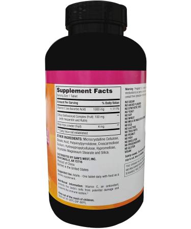 Member's Mark 1000mg Vitamin C with Rosehips & Citrus Bioflavonoids (500 ct.) - Buy Online on GoSupps.com